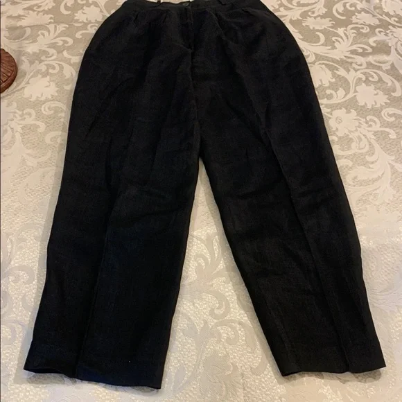 Anne Klein | Pants & Jumpsuits | Anne Klein 0 Linen Black Dress Pants  Elegant Design | Poshmark